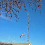 View of 72 ft. tower from front of house 