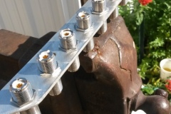 Grounded Feed through connectors
